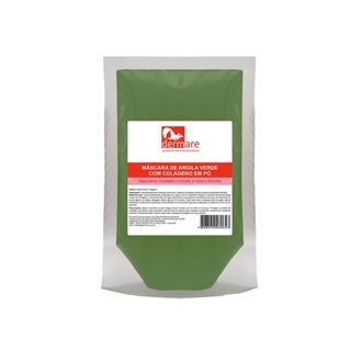 Argila Verde com Colágeno 1kg - Dermare em Oferta na Shopee