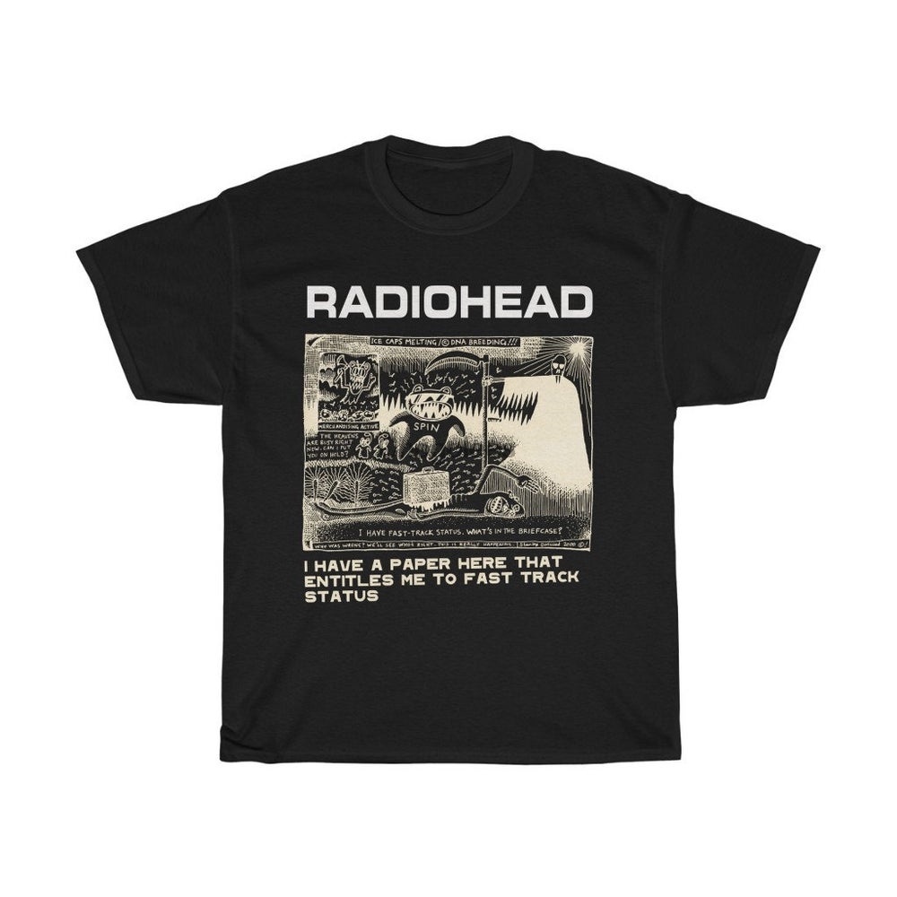 Camiseta Basica Camisa Radiohead Metal Rock N Roll Album Fan Moda  Oferta Do Dia