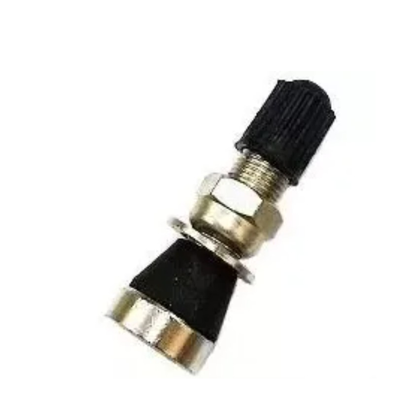 1 Bico adaptador P/ Rodas Scud Fabreck Temco maxxpremium Valvula P/pneu Sem Camara