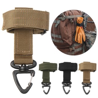 [Suporte para luvas externas] [Cordão para mochila de trilha] [Gancho de segurança para luvas externas] [Fivela para