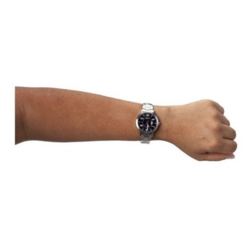 Detalhes do RELÓGIO ORIENT FEMININO PRATEADO COM ROSA FBSS1160 P2SX