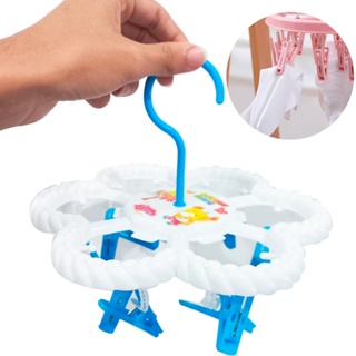 Varal Em PVC Para Roupas Íntimas Com 12 Prendedores Cores Sortidas em Oferta na Shopee