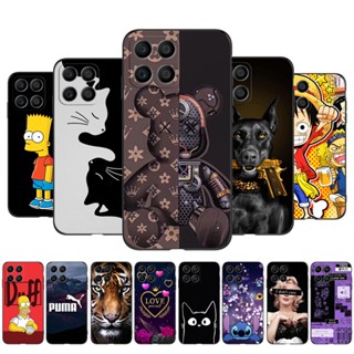 Para Honor X6 X6S Capa Traseira Da Caixa Protetora Do Telefone Pára-Choques Protetores De Silicone Macio Preto Tpu Carro Tigre Cão Bonito