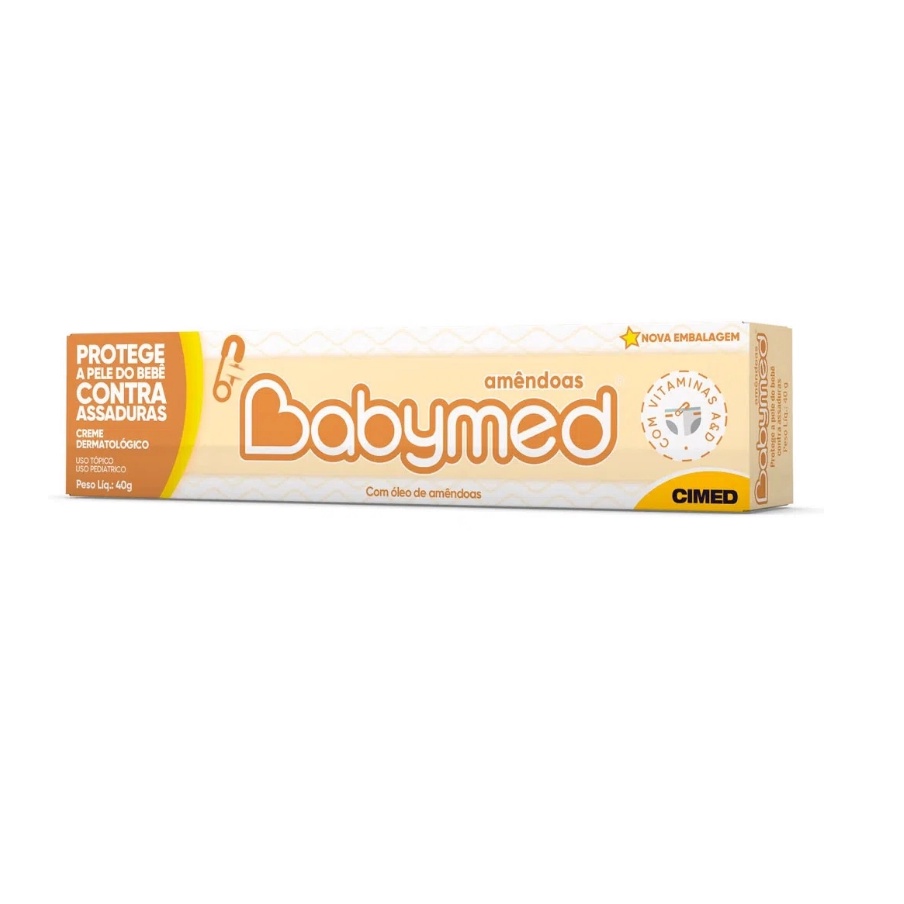 Pomada Babymed Amendôas Creme Para Prevenção de Assaduras 40g