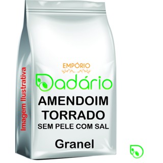 Amendoim Torrado Sem Pele e Com Sal Granel - Empório Dadário