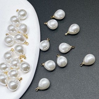 10 Pcs Charme ABS Pingente De Ovelha Imitação De Água Brilhante Pulseira De Bricolagem Brincos Colar De Broche Acessórios