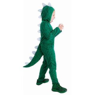 Fantasia de Dinossauro Kigurumi Infantil Macacão Longo em Oferta na Shopee