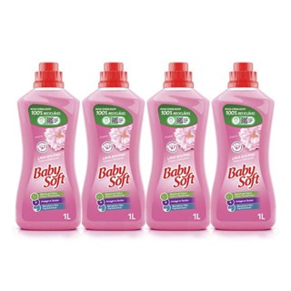 Kit 4 Lava Roupas Finas e Delicadas Baby Soft