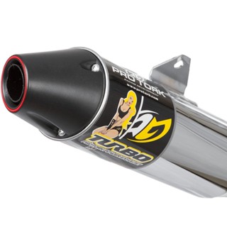 Ponteira Escapamento Original Modelo Turbo para Moto Honda Cb 300 Pro Tork 2009 2010 2011 2012 2013 2014 2015