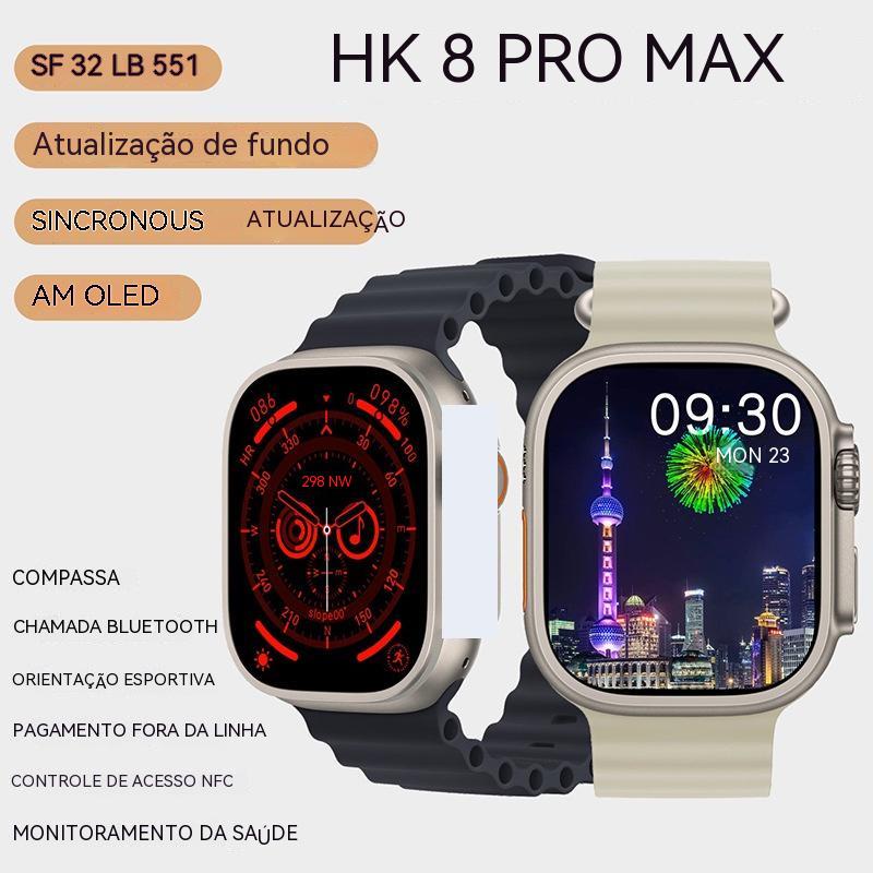 B ssola original hk8 pro max ultra smart watch s rie 49mm 8 amoled siri