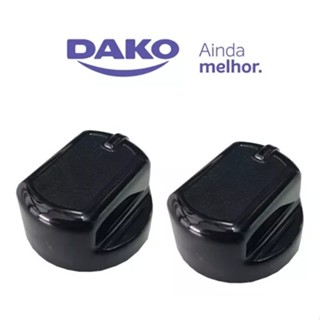 Conj 2 Botões Manipulador Para Fogão Dako Supreme Glass