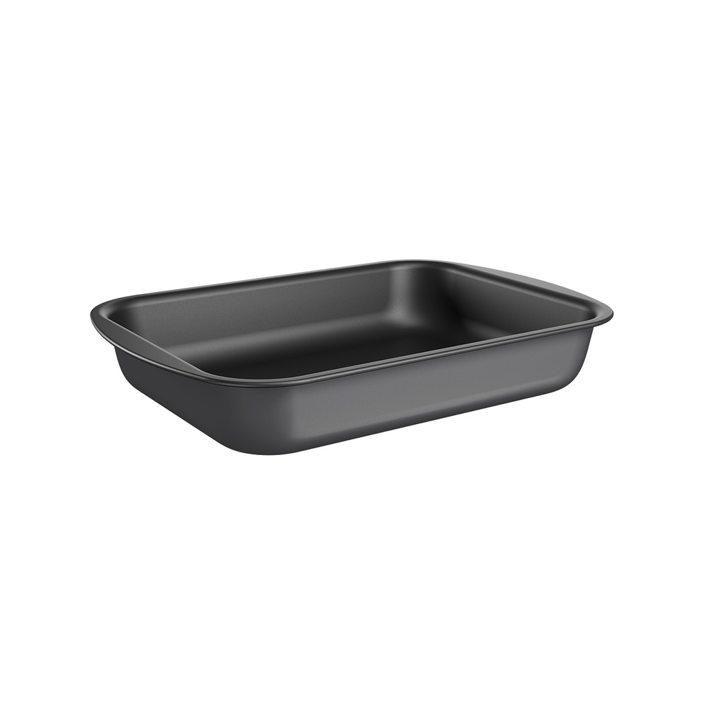 Assadeira Retangular Brinox Bakeware 39,5 x 28,6 x 6,6 Grafite - Home & Living