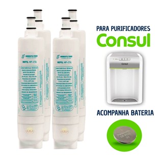 4 Refis Filtro Compatível Para Consul Purificador Filtro De Água Cpb34 Cpc31