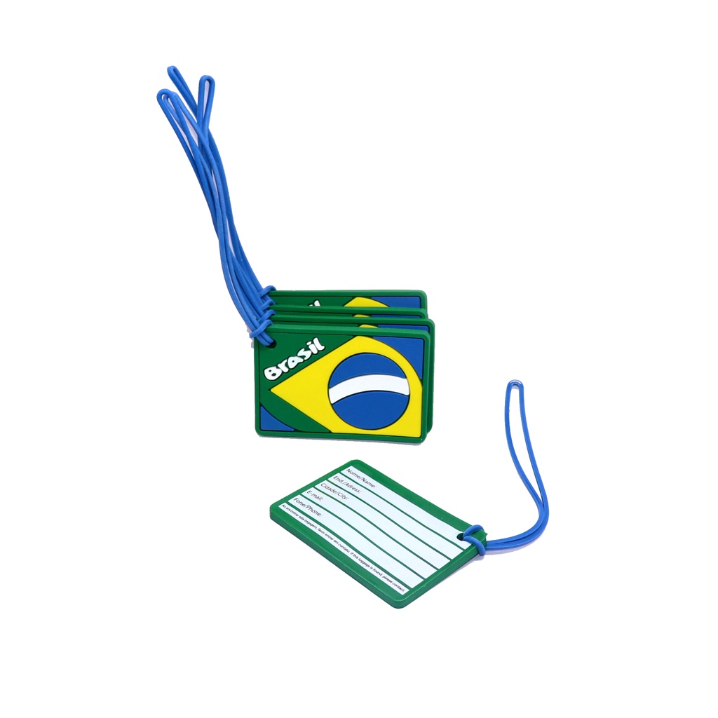 TAG DE MALA BANDEIRA DO BRASIL