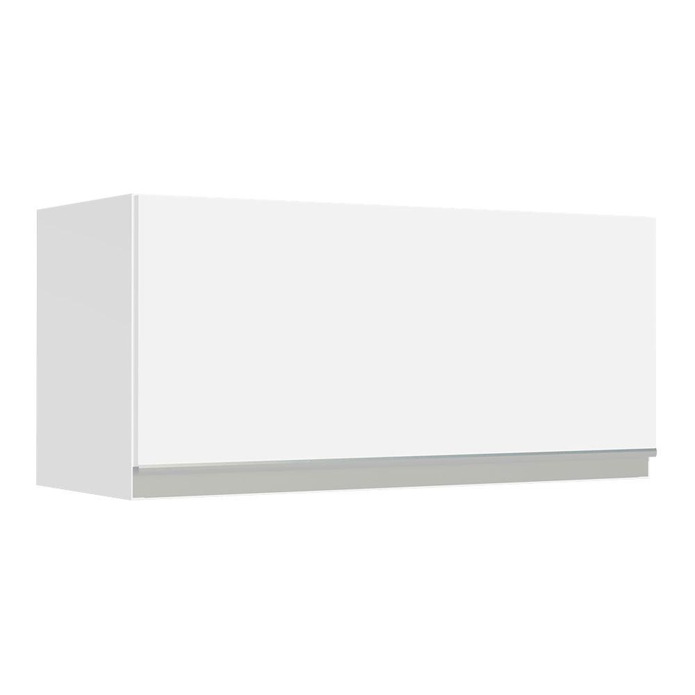 Armário de Cozinha Aéreo 70 cm 1 Porta Basculante Branco Glamy Madesa - Home & Living