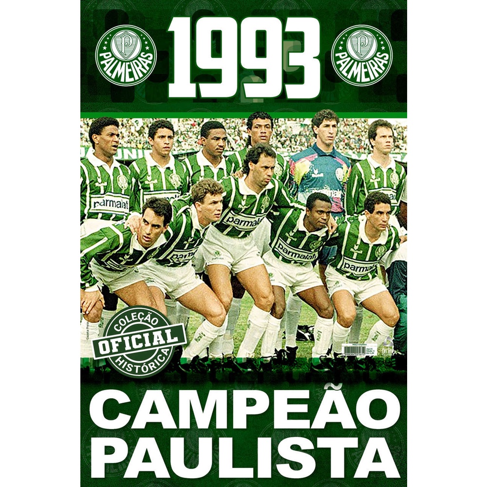 Coleção Oficial Histórica Palmeiras Edição 11 - Pôster Paulista 1993 - Books & Magazines