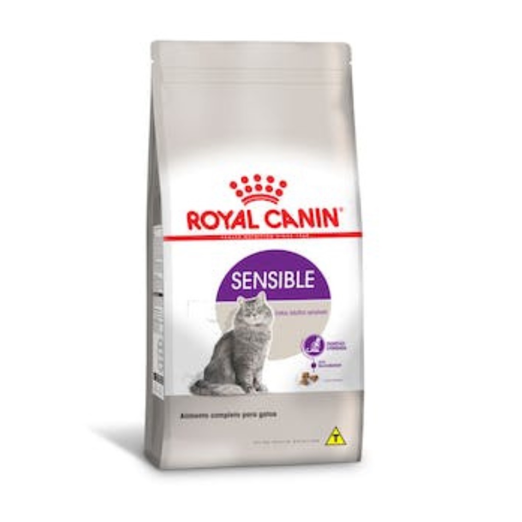 Ração Royal Canin Sensible para Gatos Adultos - 1,5kg