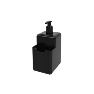 Dispenser para Detergente e Esponja - Coza Single 500 ml - Para Cozinha - Preto - Branco - Vermelho - Cinza
