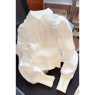 blusa social feminina manga longa branca com laço botões estamp brasil camisa comprida formal 100% algodao cetim Preto Roupas Femininas