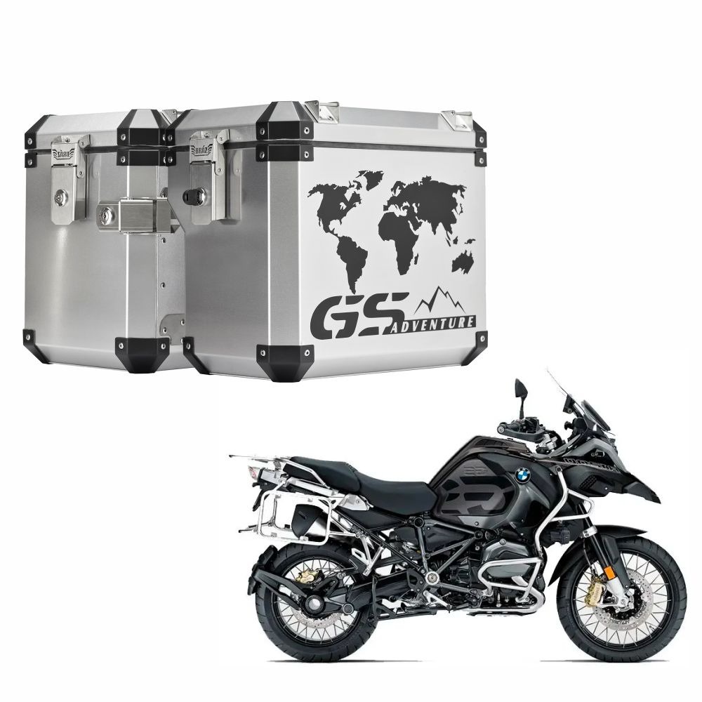 Baus Laterais Adventure GS 1200 Adv Escovado Braz ( Par )