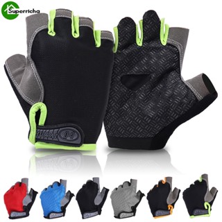 [Luvas De Motocicleta MTB Em Gel Unisex Esportivas Para O Exterior Mulheres Homens Ciclismo Com Meio Dedo Antiderrapante De Verão À Prova De Choque Ginásio Fitness Mittens Sem Dedos