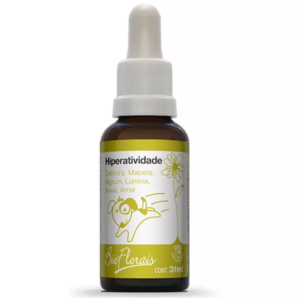 Floral para cachorro e Gato Hiperatividade. Floral Veterinário Natural animais hiperativos Bio Florais em Oferta na Shopee