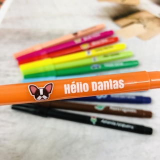 Etiquetas Escolares Transparentes Ícones em Oferta na Shopee