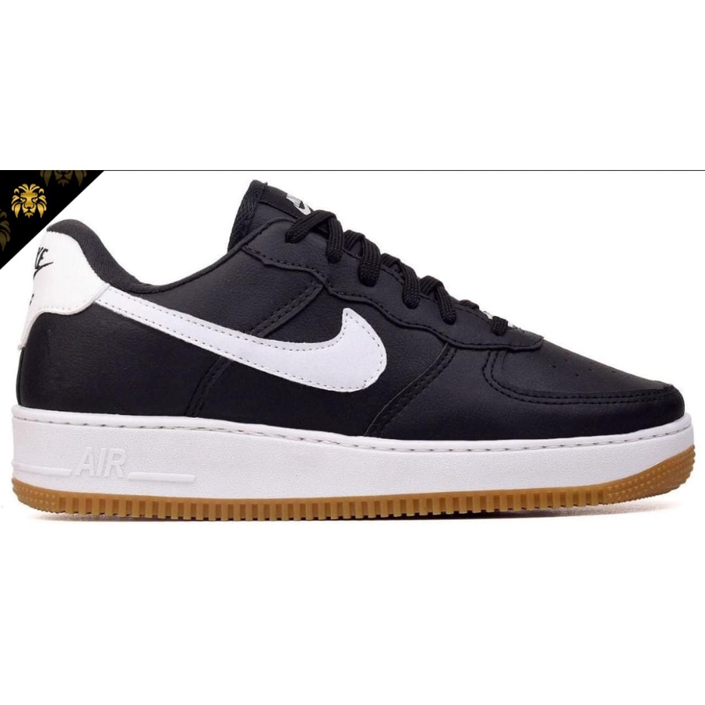 Air force preto com hot sale marrom