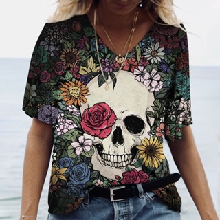 Camiseta Vintage Skull Women