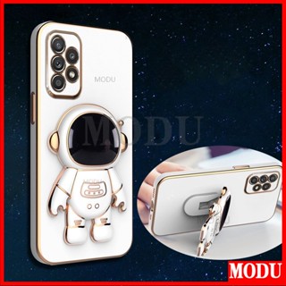 MODU Case Capa Capinha De Para Samsung Galaxy A04 A04S A12 A03S A03 A02S A02 A20S A10S A10 Suporte De Astronauta Chapa Do Telefone Anti-Impacto Silicone