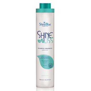Shampoo Shine Blue Liss Selagem Orgânica Limpeza Suave 900ml em Oferta na Shopee