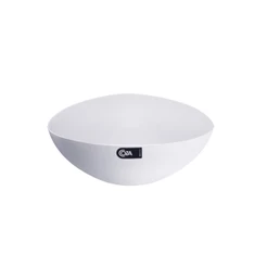 Saladeira Triangular Coza Essential 25 x 25 x 9,2 cm 2,5 Litros Branco