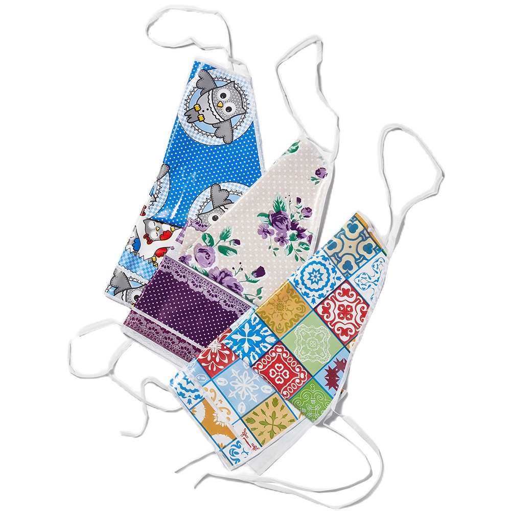 Kit 10 Avental Estampado Atacado Com Aparador Impermeavel em Oferta na Shopee