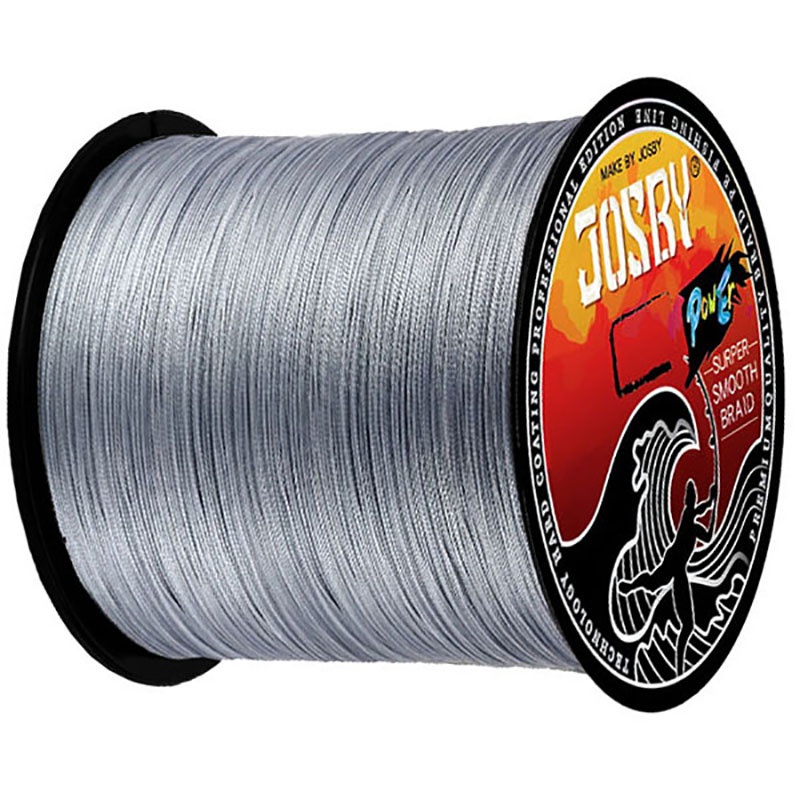 JOSBY Linha de pesca trançada PE benang 4 8 fios linha de pesca trançada 300m 500m carpa japonesa PE multifilamento flut