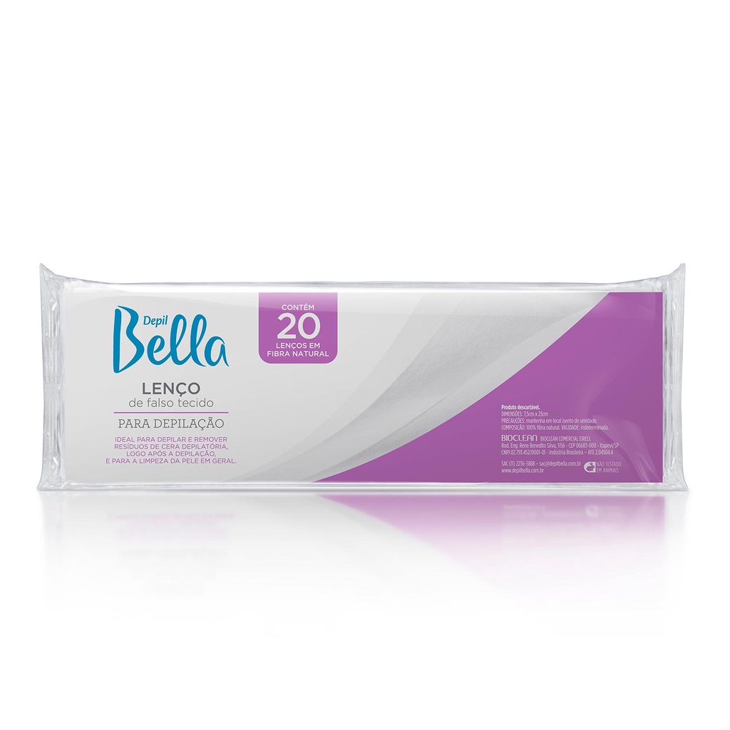 Lenço de Falso Tecido para Depilação 20fls - Depil Bella em Oferta na Shopee