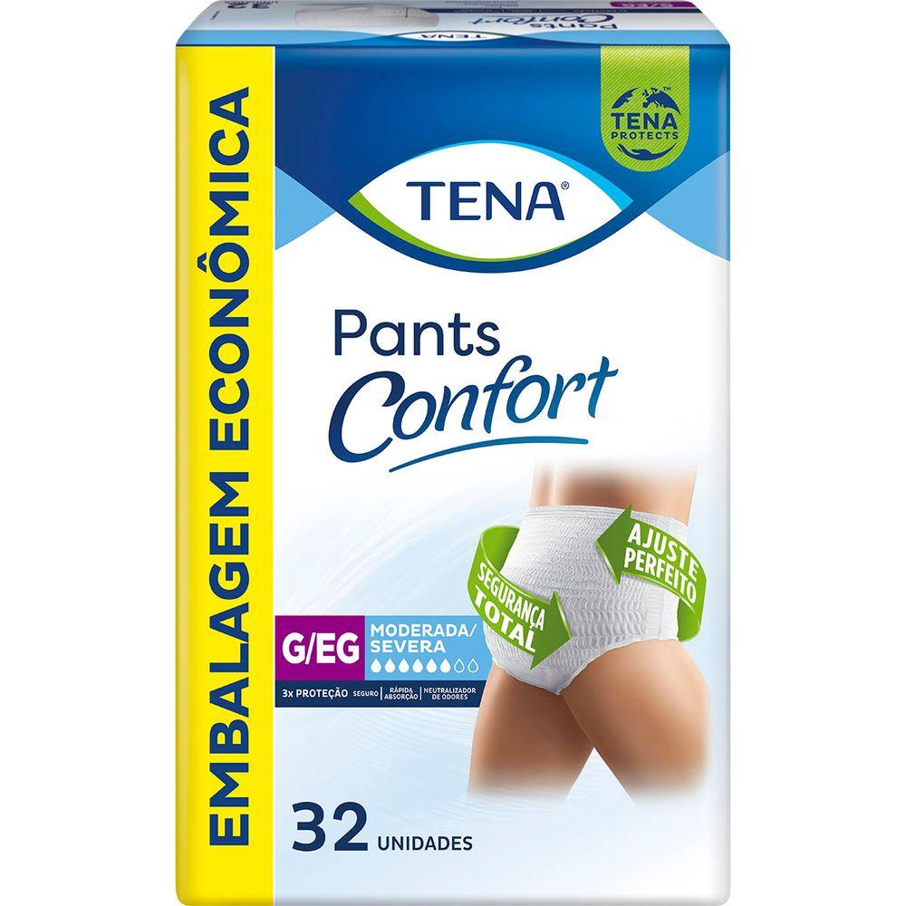 Roupa Íntima Tena Pants Confort G/EG 32 unidades em Oferta na Shopee