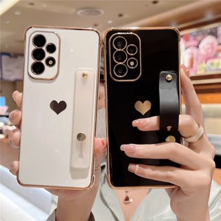 Capa De Pulseira Para Samsung Galaxy A14 A54 A34 A52 A53 A13 5G A12 A23 A52S A33 Suporte De Celular Com Padrão Lateral Doces Cor