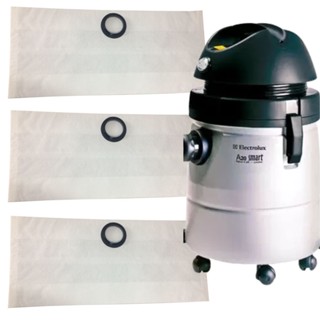 Kit 03 Saco para Aspirador de Pó Electrolux A20 Smart (antigo) Descartável Bocal de Encaixe 65 mm em Oferta na Shopee