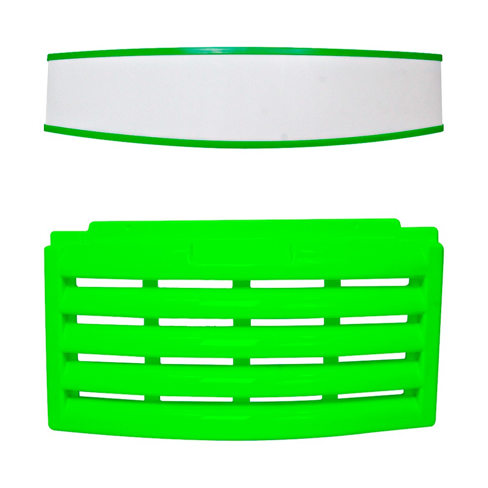 GRADE SAIA VENEZIANA METALFRIO E TESTEIRA COMPLETA - VERDE