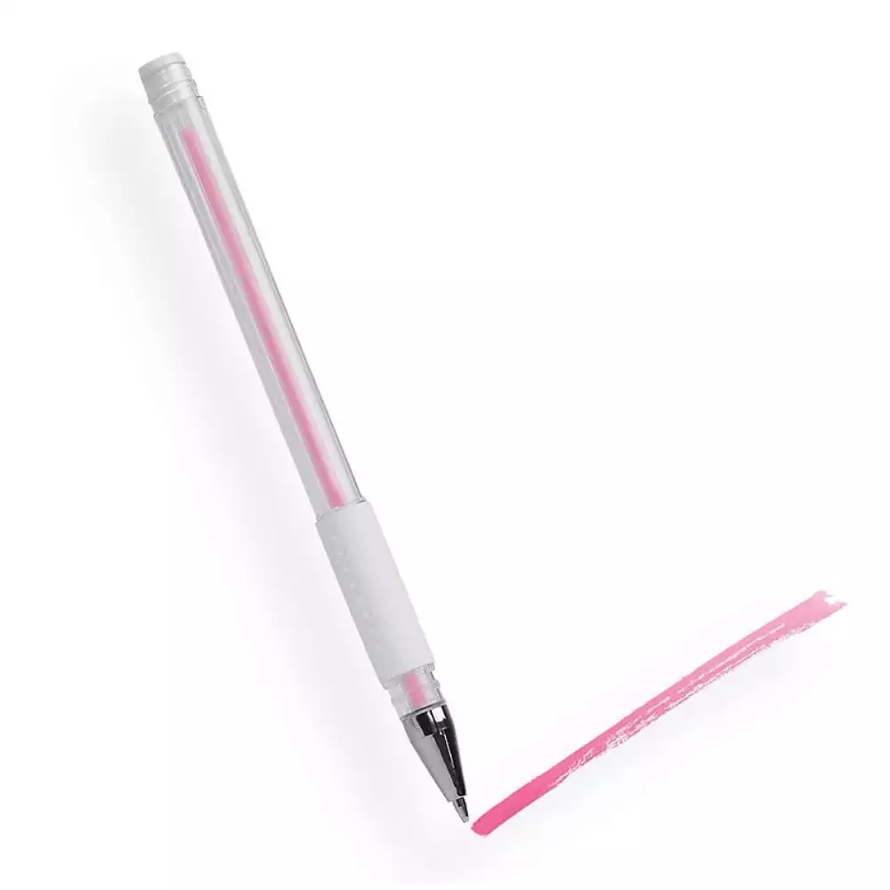 Caneta Em Gel Rosa Para Marcação De Sobrancelha Design Micropigmentação Microblading e Henna