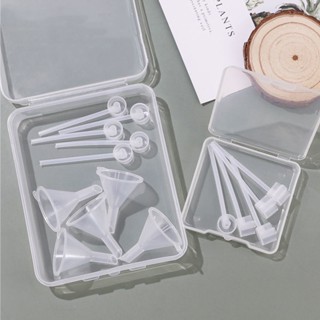 10Pcs Ferramentas Dispensador De Perfume Funis Difusores Bomba Cosmética Pulverizador Portátil Dispositivo De Enchimento De Garrafas Novo