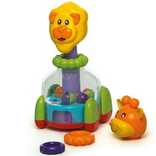 Brinquedo Pedagógico Baby Mix Tateti Leão ou Girafa com Acessórios