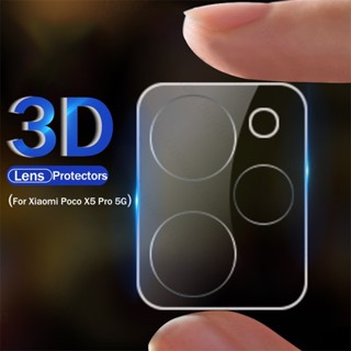 Capa Protetora De Vidro Temperado 3D Para Câmera Curva Xiaomi Poco X5 Pro 5G Lente Little Poxo Poko X 5 X5pro PocoX5pro