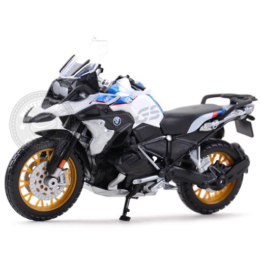 Miniatura Moto BMW 1250GS Branca Maisto 1/18