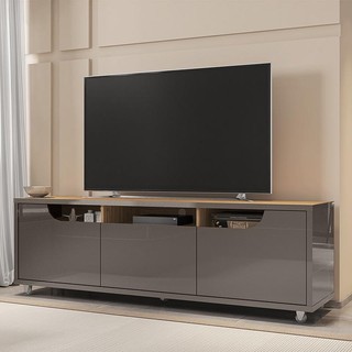 Rack Jersey 160 para TV 60 Pol Sala 1 Gaveta e 2 Portas em Oferta na Shopee