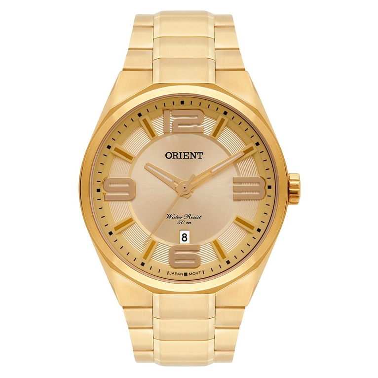 Relogio Orient Masculino Dourado - Watches