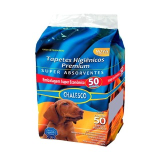 Tapete Higiênico Chalesco Premium 60x90cm 50 Unidades em Oferta na Shopee