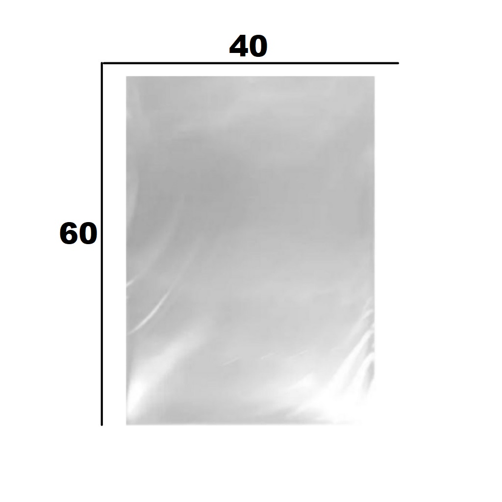 Saco Saquinho Transparente 40x60 PP Celofane 50 Unidades