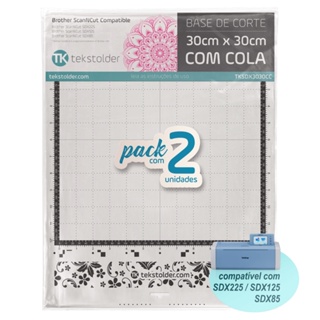 Kit com 2 Bases De Corte 30x30 Brother ScanNCut SDX (com cola) em Oferta na Shopee