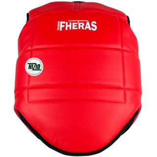 Colete Protetor De Torax Profissional Karate Branco Vermelho
